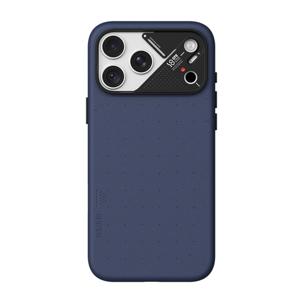 Aulumu A18 Vegan Leather Case iPhone 18 Pro Max Abyss Blue MagSafe Qatar