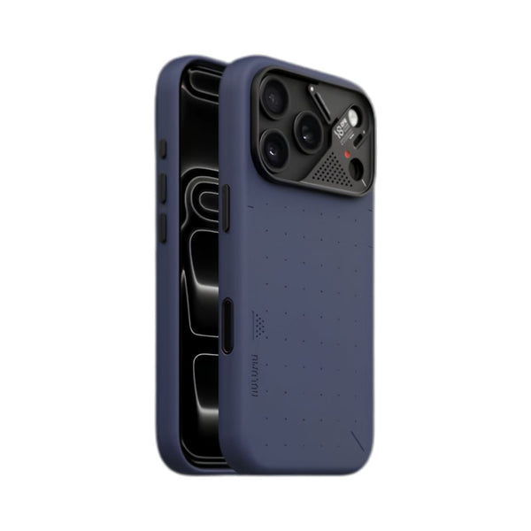 Aulumu A18 Vegan Leather Case iPhone 18 Pro Max Abyss Blue MagSafe Qatar