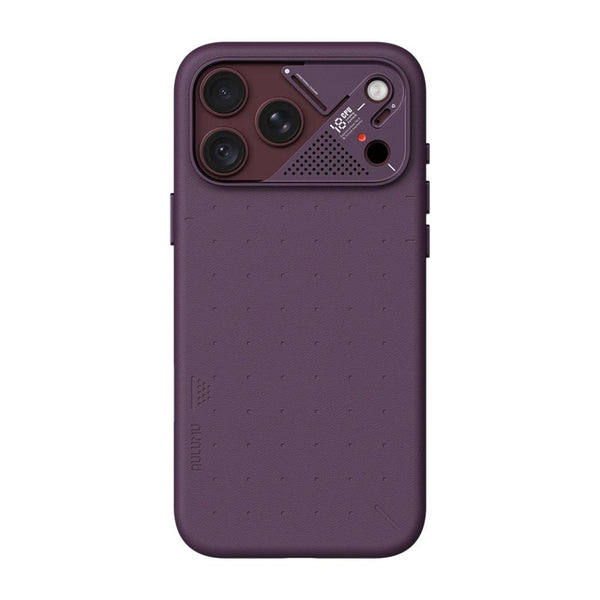Aulumu A18 Vegan Leather Case iPhone 18 Pro Max Cherry Red MagSafe Qatar
