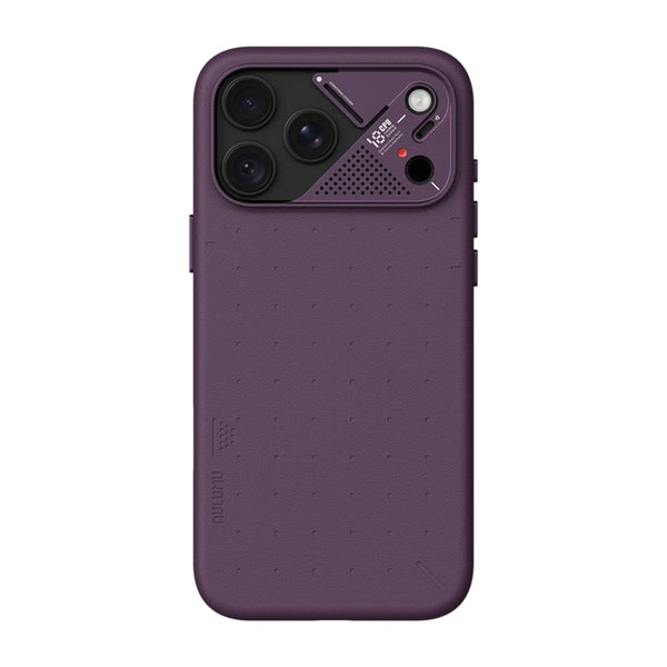 Aulumu A18 Vegan Leather Case iPhone 18 Pro Max Cherry Red MagSafe Qatar