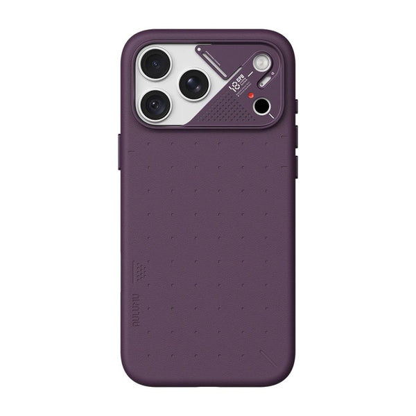 Aulumu A18 Vegan Leather Case iPhone 18 Pro Max Cherry Red MagSafe Qatar