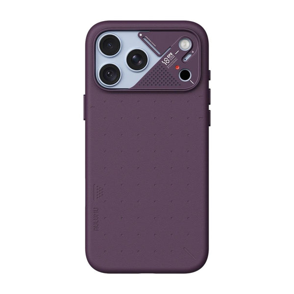 Aulumu A18 Vegan Leather Case iPhone 18 Pro Max Cherry Red MagSafe Qatar