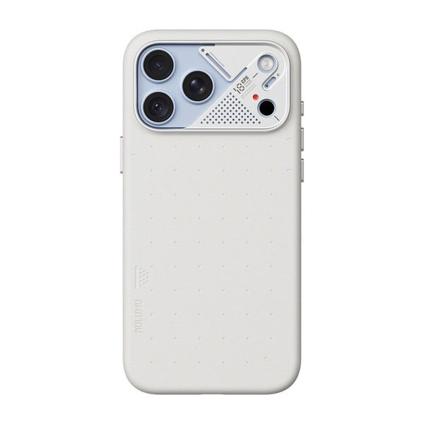 Aulumu A18 Vegan Leather Case iPhone 18 Pro Max Frost White MagSafe Qatar
