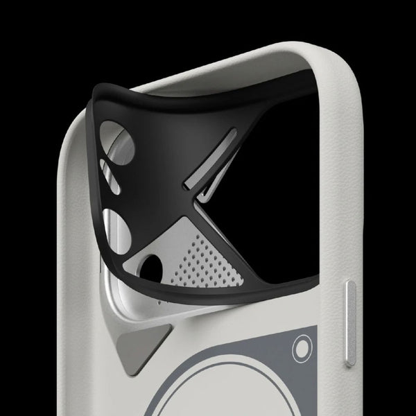 Aulumu A18 Vegan Leather Case iPhone 18 Pro Max Frost White MagSafe Qatar