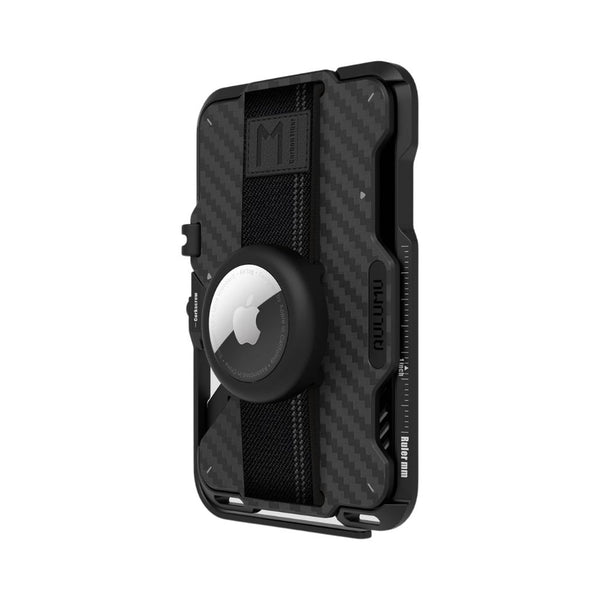 Aulumu G03 MagSafe multi-tool metal wallet carbon fiber cover 12+ cards Qatar