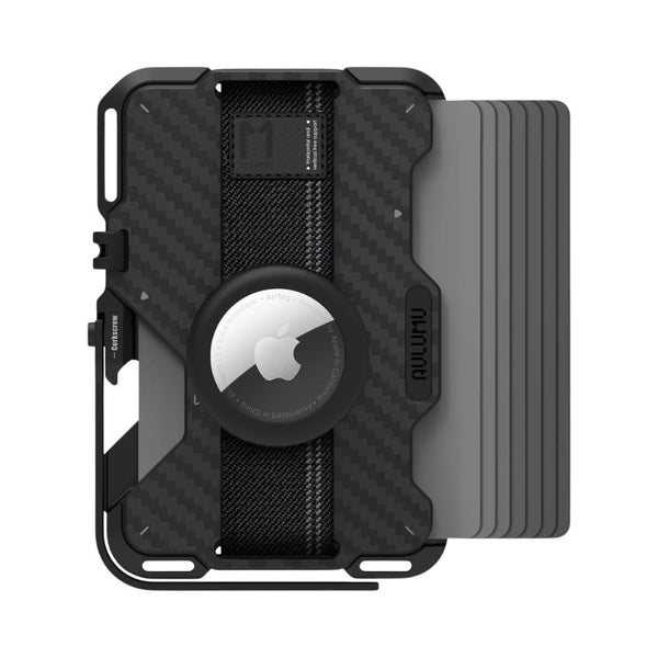Aulumu G03 MagSafe multi-tool metal wallet carbon fiber cover 12+ cards Qatar