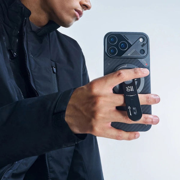 Aulumu G05 Air 5-in-1 Magnetic Phone Kickstand Midnight Black 38g Qatar