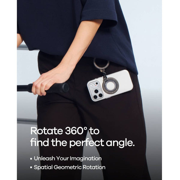 Aulumu G09 Ghost MagSafe magnetic stand N52 360° translucent gray Qatar