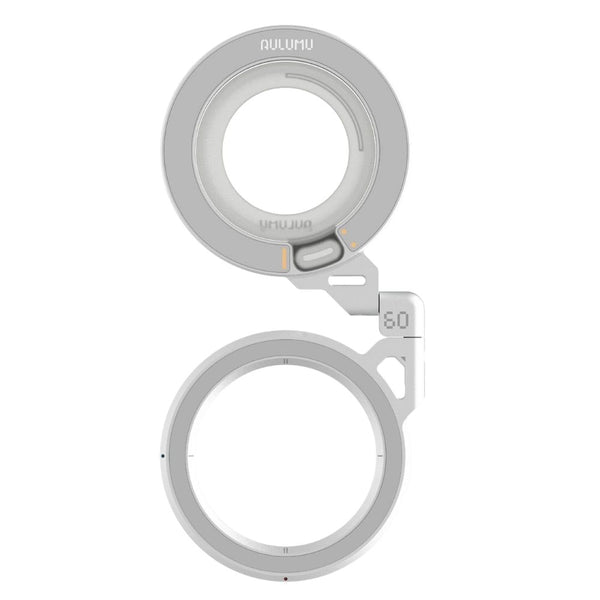 Aulumu G09 Infinite Dual-Mag 3-Axis 360° Magnetic Phone Stand Silver Qatar