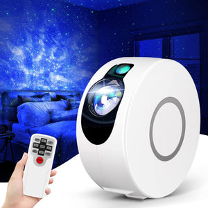 Aurora Starry Sky Projector HR-A1 colorful nebula and star light White Qatar