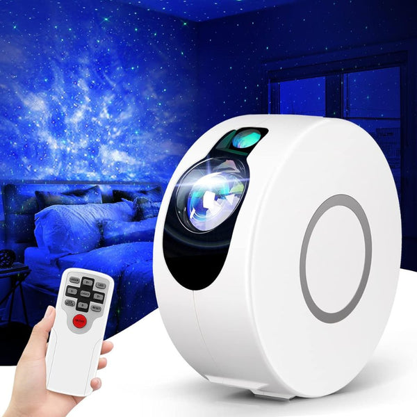 Aurora Starry Sky Projector HR-A1 colorful nebula and star light White Qatar