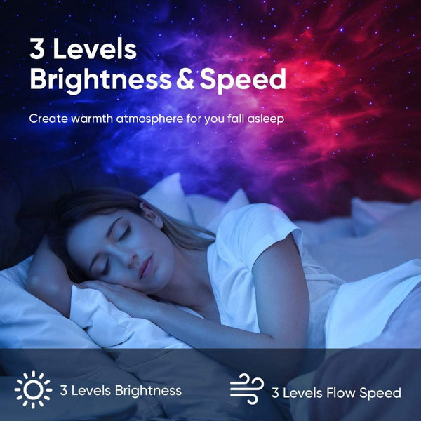 Aurora Starry Sky Projector HR-A1 colorful nebula and star light White Qatar