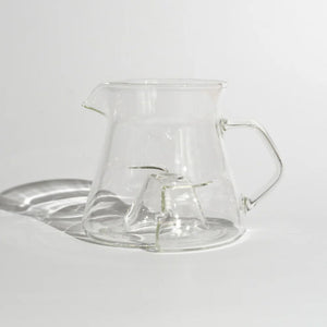 Avensi Wave Cyclone Small Clear Transparent borosilicate glass sensory coffee carafe with aroma-enhancing design Qatar