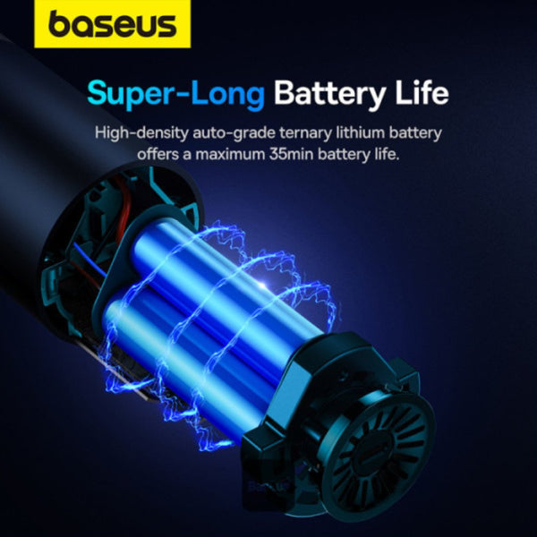 Baseus A5 16000Pa cordless car vacuum cleaner with LED display Black Qatar
