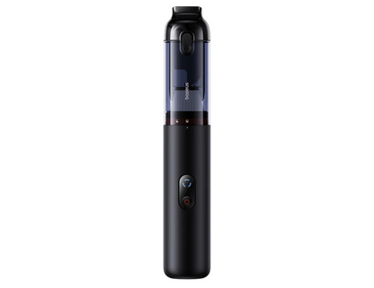 Baseus A5 Car Vacuum Cleaner front view with powerful suction nozzle.