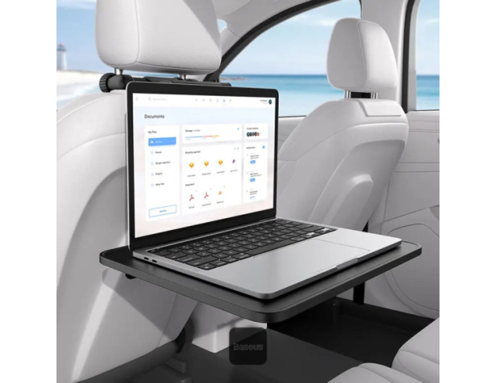 Baseus MagPro Series II Car Mount foldable tray magnetic phone holder Qatar