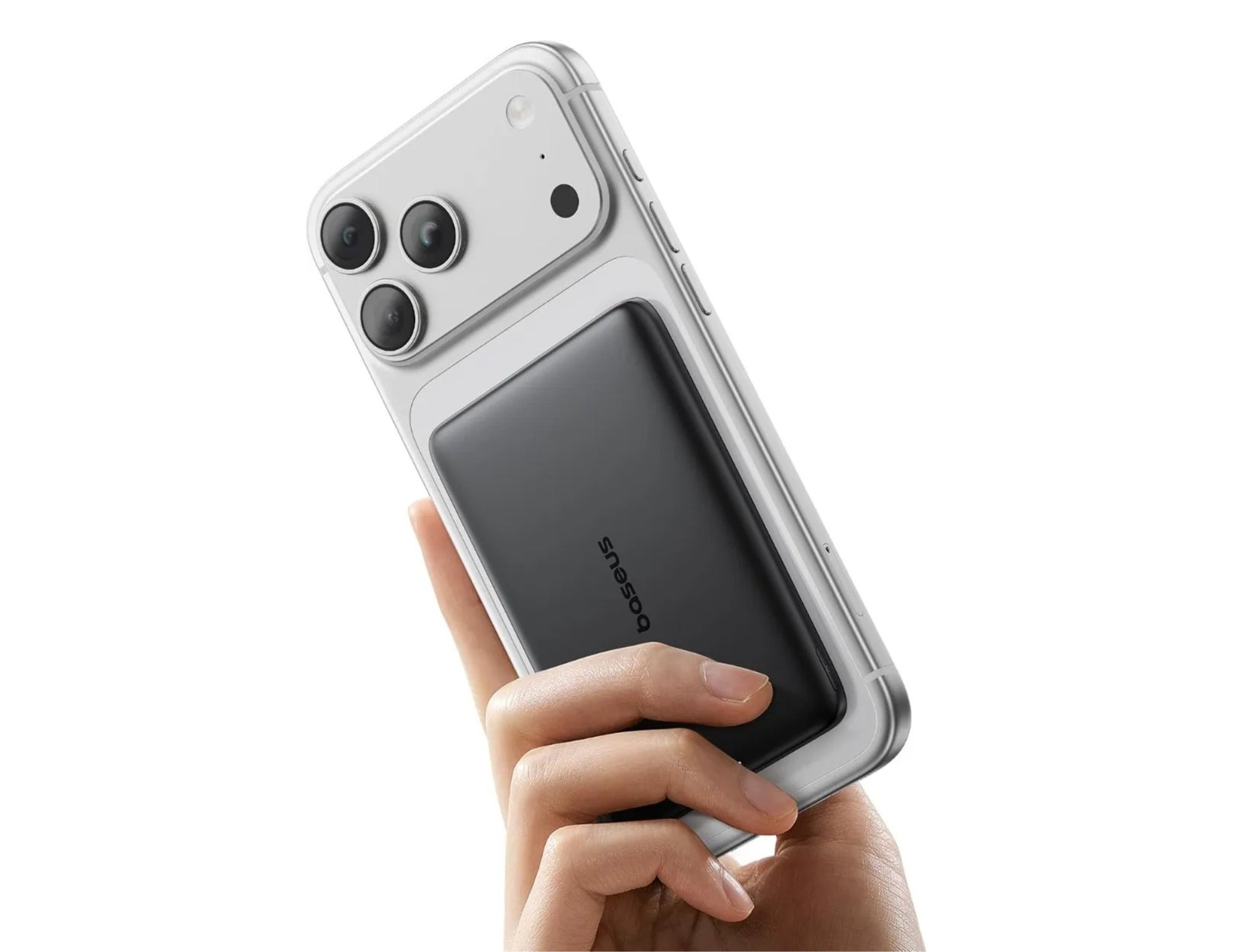 Baseus PicoGo AM41 Ultra-Slim Magnetic Power Bank 5000mAh 20W MagSafe LED display with USB-C 60W 30cm cable Cosmic Black model P1007680C123-00 Qatar