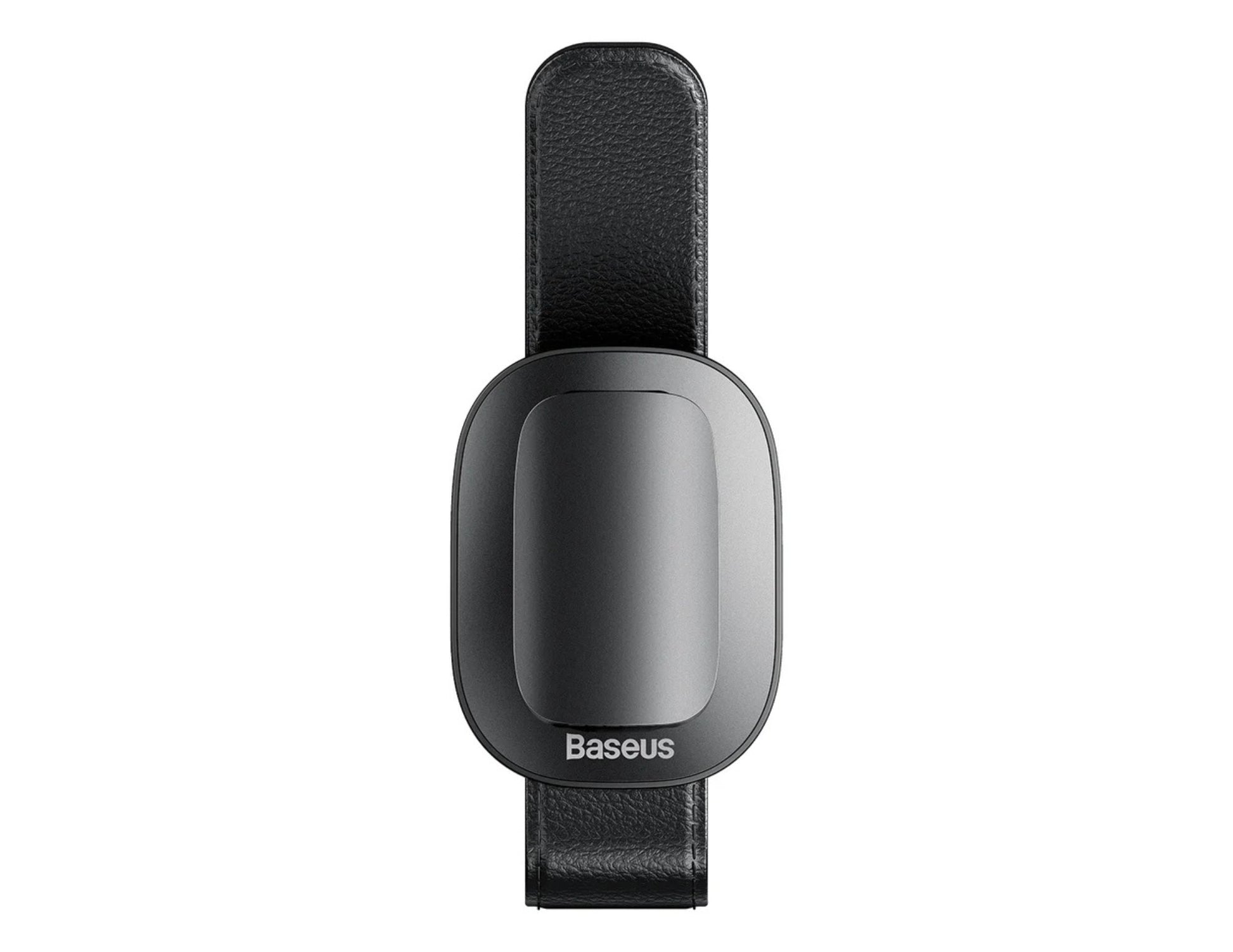 Baseus platinum vehicle eyewear clip clamping type ACYJN-B01, secure car glasses holder, at Thabthaba Store Qatar