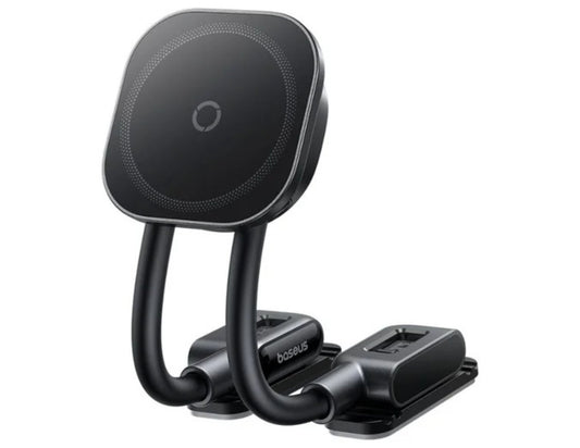 Baseus PrimeTrip C03s magnetic car mount C0013701, stick-on dual-arm design, Cosmic Black, at Thabthaba Store Qatar
