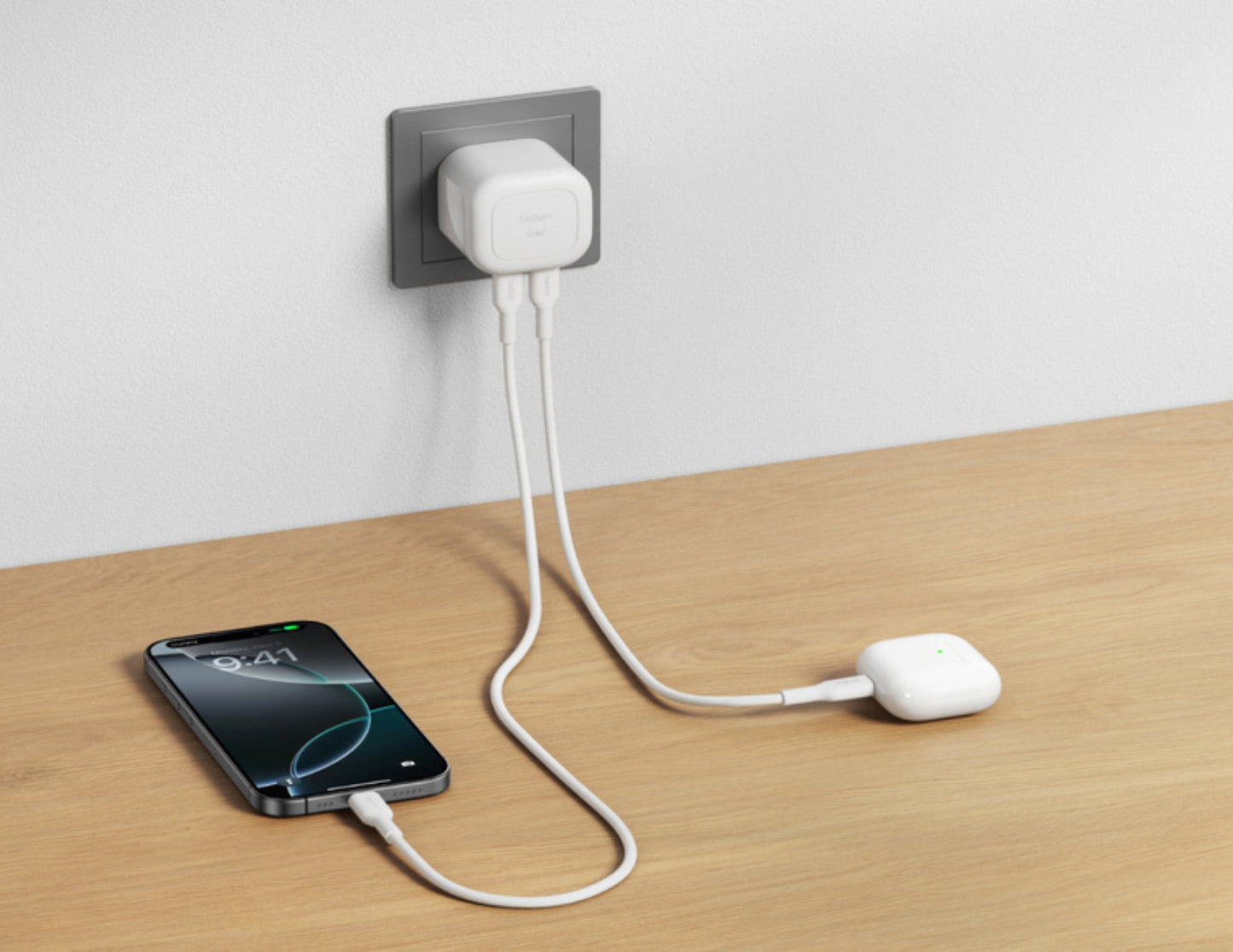 Belkin BoostCharge Pro 50W dual USB-C GaN wall charger Qatar