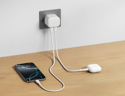Belkin BoostCharge Pro 50W dual USB-C GaN wall charger Qatar