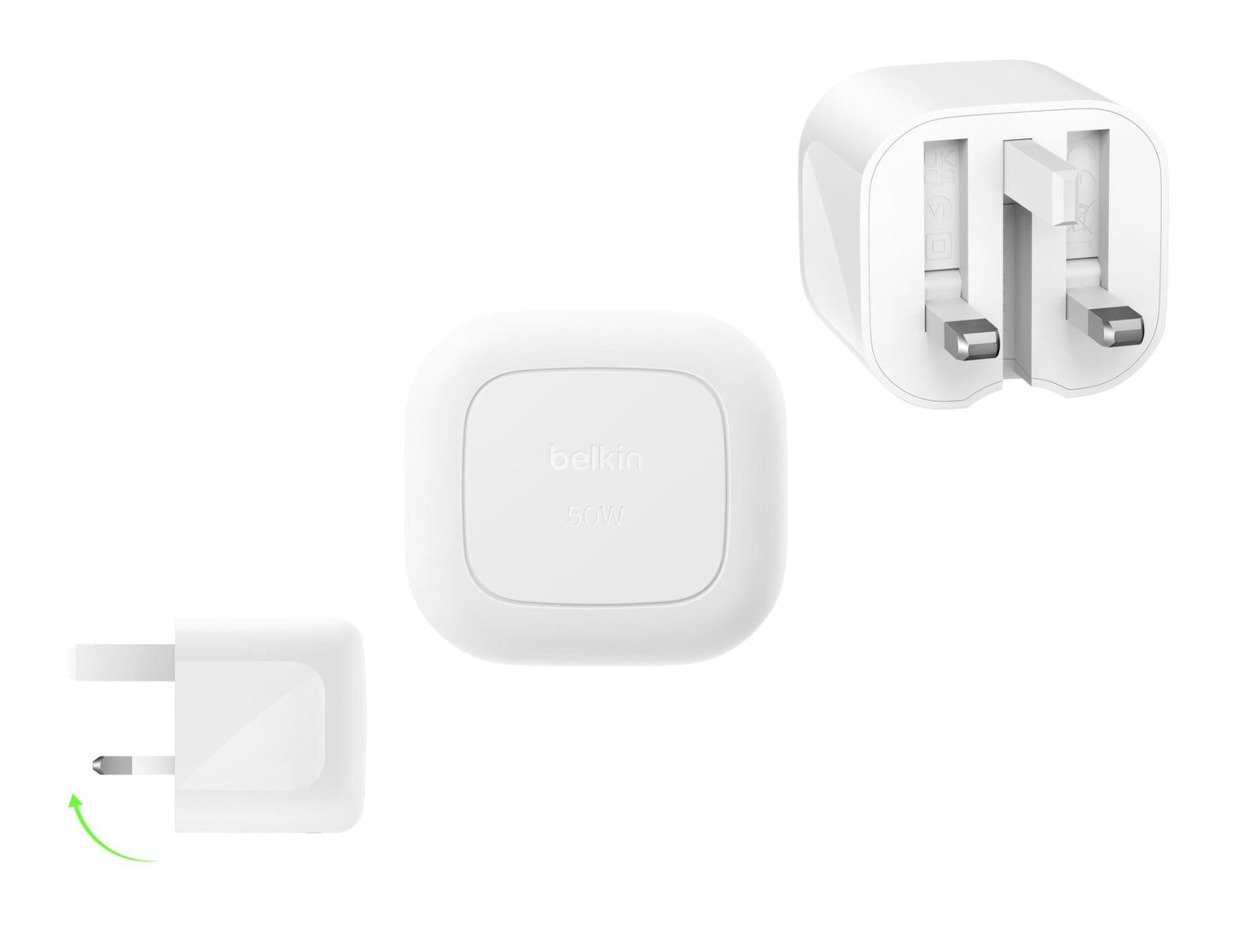 Belkin BoostCharge Pro 50W dual USB-C GaN wall charger Qatar