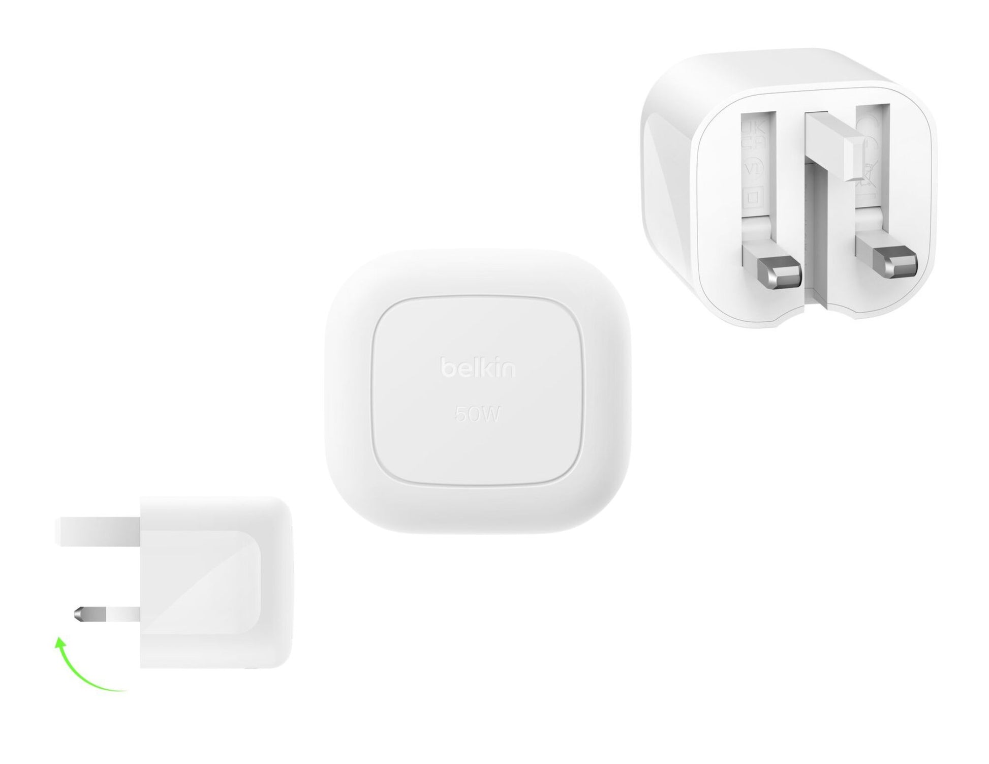 Belkin BoostCharge Pro 50W dual USB-C GaN wall charger Qatar