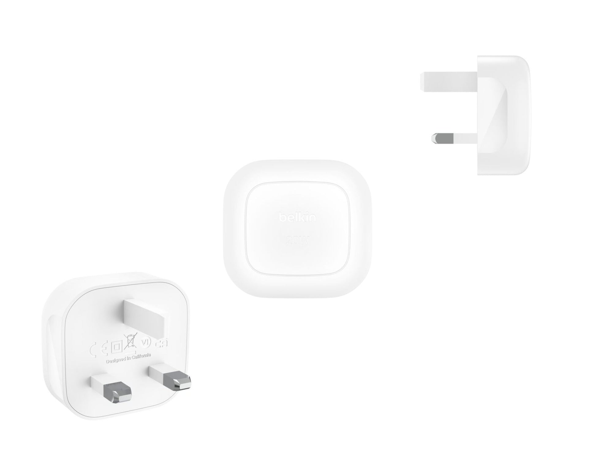 Belkin BoostCharge WCA009 20W USB-C charger foldable compact white Thabthaba Qatar