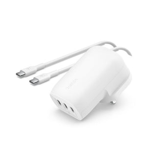 Belkin BoostCharge 67W 3 Port USB-C PPS Wall Charger with 2M USB-C Cable White Qatar