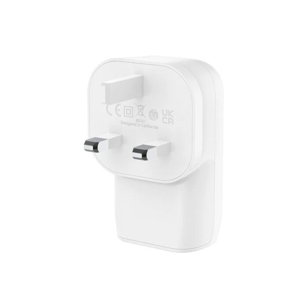 Belkin BoostCharge 67W 3 Port USB-C PPS Wall Charger with 2M USB-C Cable White Qatar