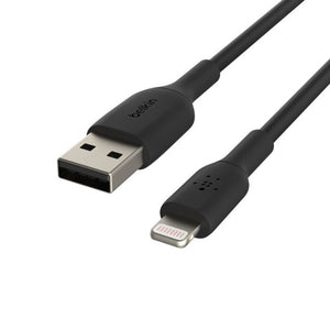 Belkin BoostCharge Lightning to USB-A Cable 1M Black MFi Certified Qatar