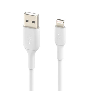 Belkin BoostCharge Lightning to USB-A Cable 1M White MFi Certified Qatar
