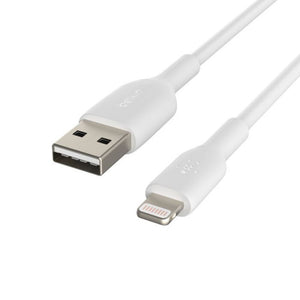 Belkin BoostCharge Lightning to USB-A Cable 1M White MFi Certified Qatar
