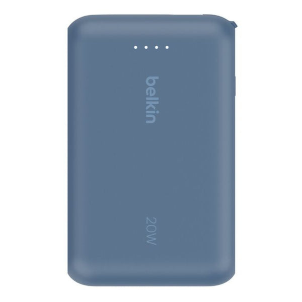Belkin BoostCharge 10000mAh 20W Power Bank with Built-in USB-C Cable Blue Qatar