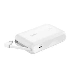 Belkin BoostCharge 10000mAh 20W Power Bank with Built-in USB-C Cable White Qatar