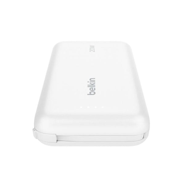 Belkin BoostCharge 10000mAh 20W Power Bank with Built-in USB-C Cable White Qatar