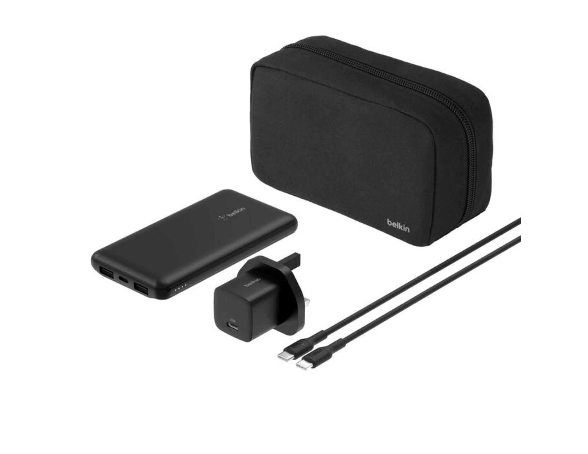 Belkin BoostCharge Power Bundle BU041myBK in Qatar with 10K power bank 25W charger and 60W USB-C cable