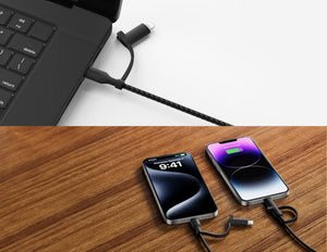 Belkin BoostCharge Pro 2-in-1 60W cable CAC003hq1.5M USB-C & Lightning, available at Thabthaba Store Qatar