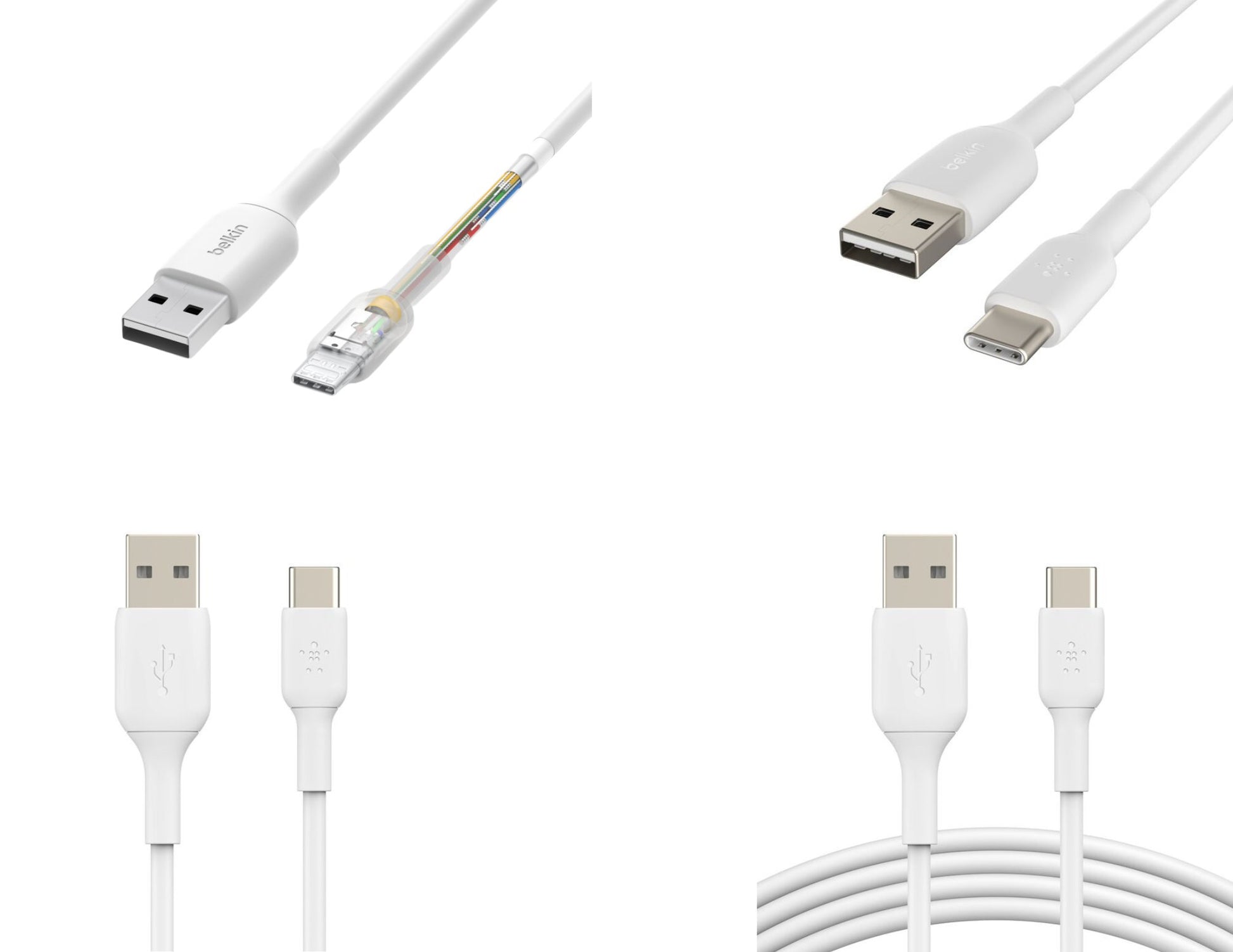 Belkin BoostCharge CAB001bt1M USB-A to USB-C cable 1m 15W black or white Thabthaba Store Qatar