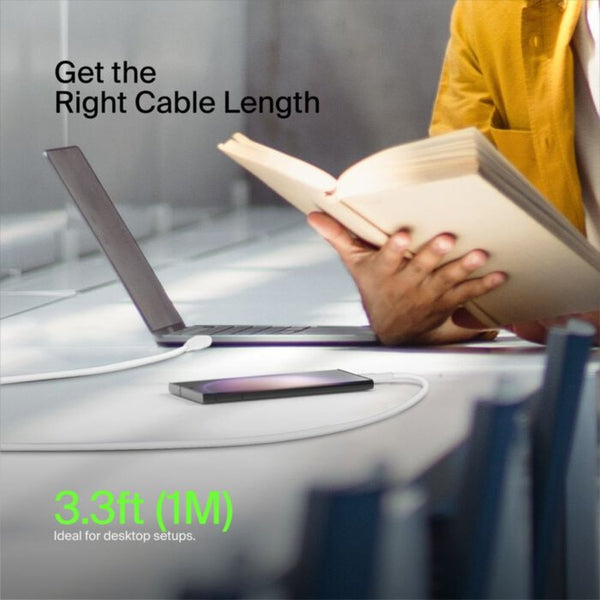 Belkin BoostCharge USB-A to USB-C Cable 1M White Qatar