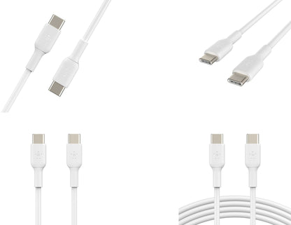 Belkin BoostCharge CAB003bt1M USB-C 60W cable 1m black white Thabthaba Qatar