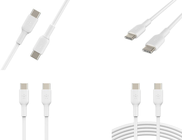 Belkin BoostCharge CAB003bt1M USB-C 60W cable 1m black white Thabthaba Qatar