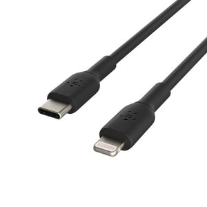 Belkin BoostCharge USB-C to Lightning Cable 1M Black MFi Fast Charging Qatar