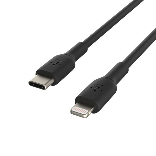 Belkin BoostCharge USB-C to Lightning Cable 1M Black MFi Fast Charging Qatar