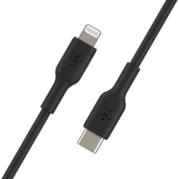 Belkin BoostCharge USB-C to Lightning Cable 1M Black MFi Fast Charging Qatar