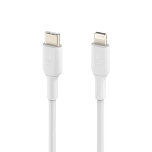 Belkin BoostCharge USB-C to Lightning Cable 1M White MFi Fast Charging Qatar
