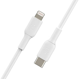 Belkin BoostCharge USB-C to Lightning Cable 1M White MFi Fast Charging Qatar