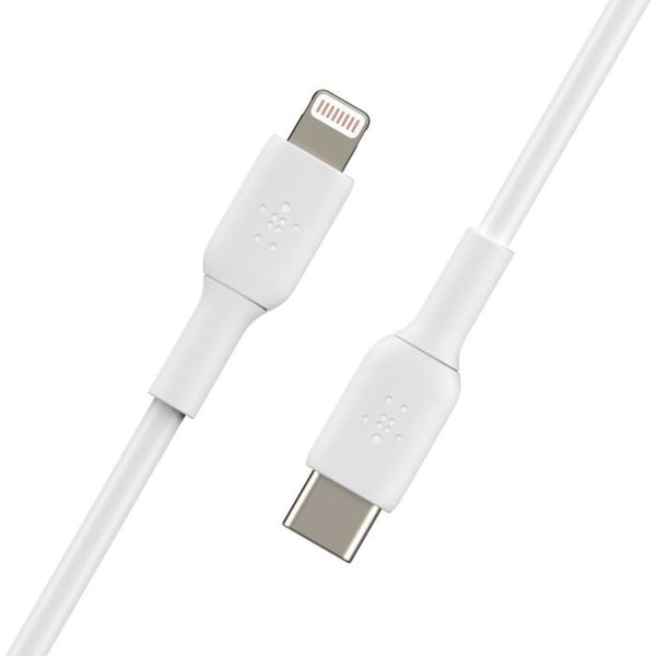Belkin BoostCharge USB-C to Lightning Cable 1M White MFi Fast Charging Qatar