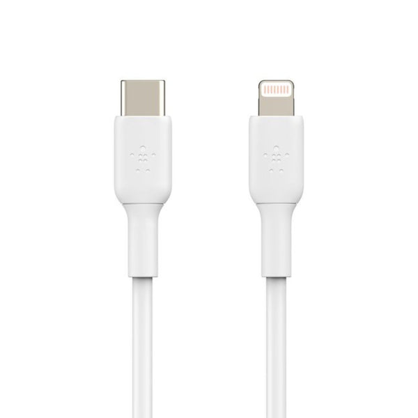 Belkin BoostCharge USB-C to Lightning Cable 1M White MFi Fast Charging Qatar