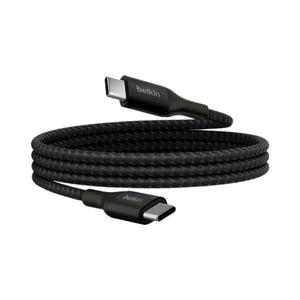 Belkin BoostCharge USB-C to USB-C Cable 240W 1M Black PD 3.1 Braided Qatar